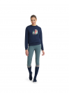 Team Sweat-Shirt Anniversary Femme Bleu - Horse Pilot