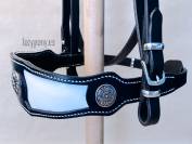 Medieval fancy horse bridle Lazypony