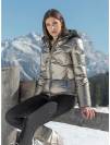 Veste en duvet champagne Equiline