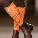 Chaussettes d'équitation HKM Allure orange
