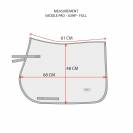 Tapis de selle Purple White Edge - Equestrian Stockholm