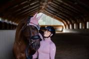 Bonnet anti-mouches Equestrian Stockholm - PINK CRYSTAL