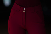 Pantalon Elite Knee Grip Dark Bordeaux - Equestrian Stockholm