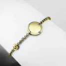 Bracelet avec médaille personnalisée - Ponytail & Co