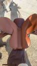 Selle Eric Thomas hybrid new havane + bavette 135