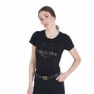 T-shirt ajusté avec logo à paillettes - Equestro