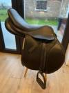 SELLE LJ CUIR NOIRE 17,5