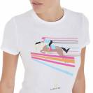 T-shirt ajusté design de saut coloré - Equestro
