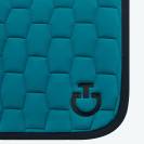 Tapis de selle Geometric Quilted Jumping BLEU CANARD  - CAVALLERIA TOSCANA