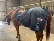 Couvre-reins bleu marine HV Polo