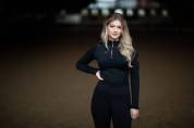 Polo Air Breeze Top Black Gold - Equestrian Stockholm