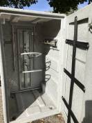 Malle de transport, armoire d&rsquo;&eacute;curie roulante