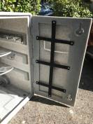 Malle de transport, armoire d&rsquo;&eacute;curie roulante