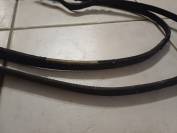 filet/bridon cheval noir tressé FS