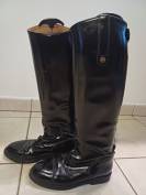 bottes cuir noires 38 Rectiligne