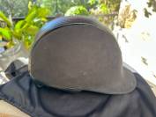 CASQUE SAMSHIELD NOIR CUIR ET ALCANTARA