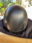 CASQUE SAMSHIELD NOIR CUIR ET ALCANTARA