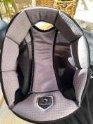 CASQUE SAMSHIELD NOIR CUIR ET ALCANTARA