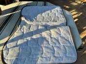 TAPIS GRIS BLEU ENSEMBLE ANNA SCARPATI