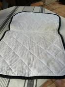 TAPIS CRISTINA SPORT BEIGE ET NOIR