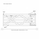 Barrière anglaise à ouverture simple