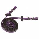 R&ecirc;nes trot mont&eacute; - Zilco - 16 mm avec grips noirs