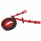 R&ecirc;nes trot mont&eacute; - Zilco - 16 mm avec grips noirs