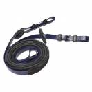 R&ecirc;nes trot mont&eacute; - Zilco - 16 mm avec grips noirs