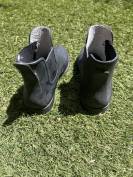 Boots synthétiques noires Décathlon taille 35