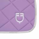 Tapis de selle technique logo lilas/blanc- EQUESTRO