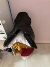 Selle Cuir Noire taille 17 très bon état 