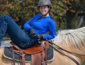 Tapis de selle Western confort en laine tissée Thiline