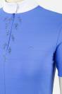 Polo concours dame MC Jersey - Animo - Bleu ciel
