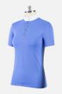 Polo concours dame MC Jersey - Animo - Bleu ciel