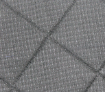 Tapis de selle chabraque bleu ciel - HFI - coton avec doublure nid d'abeilles