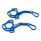 Branches de hackamore courtes en aluminium Jin Stirrup