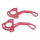 Branches de hackamore courtes en aluminium Jin Stirrup