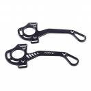 Branches de hackamore longues en aluminium Jin Stirrup