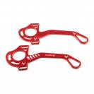 Branches de hackamore longues en aluminium Jin Stirrup