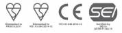 ELUMEN8 - Casque Microsuede Marine Brillant Charles Owen