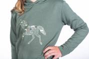 Hoodie Judy vert foncé HKM