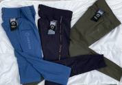 Pantalon Mya extra taille haute bleu Montar