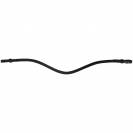 Frontal cuir lisse noir - Horka - cuir de vache
