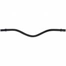 Frontal cuir lisse noir - Horka - cuir de vache