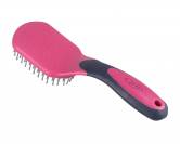 Brosse &agrave; crins ergo - QHP - Ergonomique bicolore