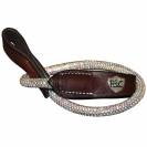 Frontal sparkle Flag's&cup - flags and cup - cuir avec strass