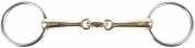 Filet de bride double brisure maillechort - Harrys horse - mors inox