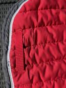 Tapis Fouganza rouge/gris