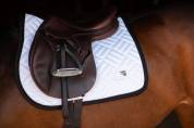 Tapis de dressage Modern White Black Edition - Equestrian Stockholm