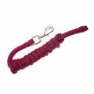 Longe avec mousqueton argenté Mattes